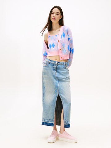 Tommy Jeans Πλεκτή ζακέτα σε ροζ