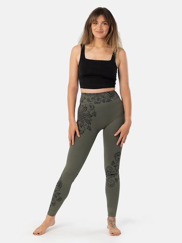 LEAFLETIC Skinny Leggings 'Leafletic Women’s Long Length Legging' in Green: front