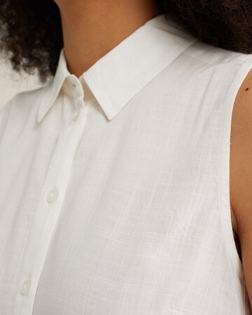 Chemisier WE Fashion en blanc