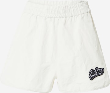 ICEBERG Regular Pants 'TESSUTO' in White: front