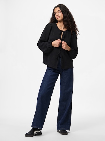 PIECES Blouse 'PCTIFFANY' in Black