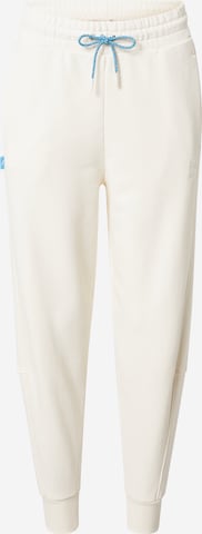 PUMA Tapered Sports trousers 'Infuse' in White: front