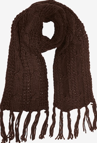 Cassandra Accessoires Scarf 'Hyggelig' in Brown: front
