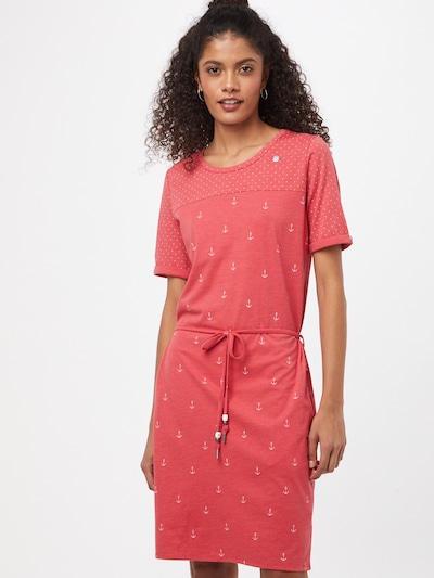 Ragwear Letní šaty 'NUGGIE' - melounová / bílá, Model/ka