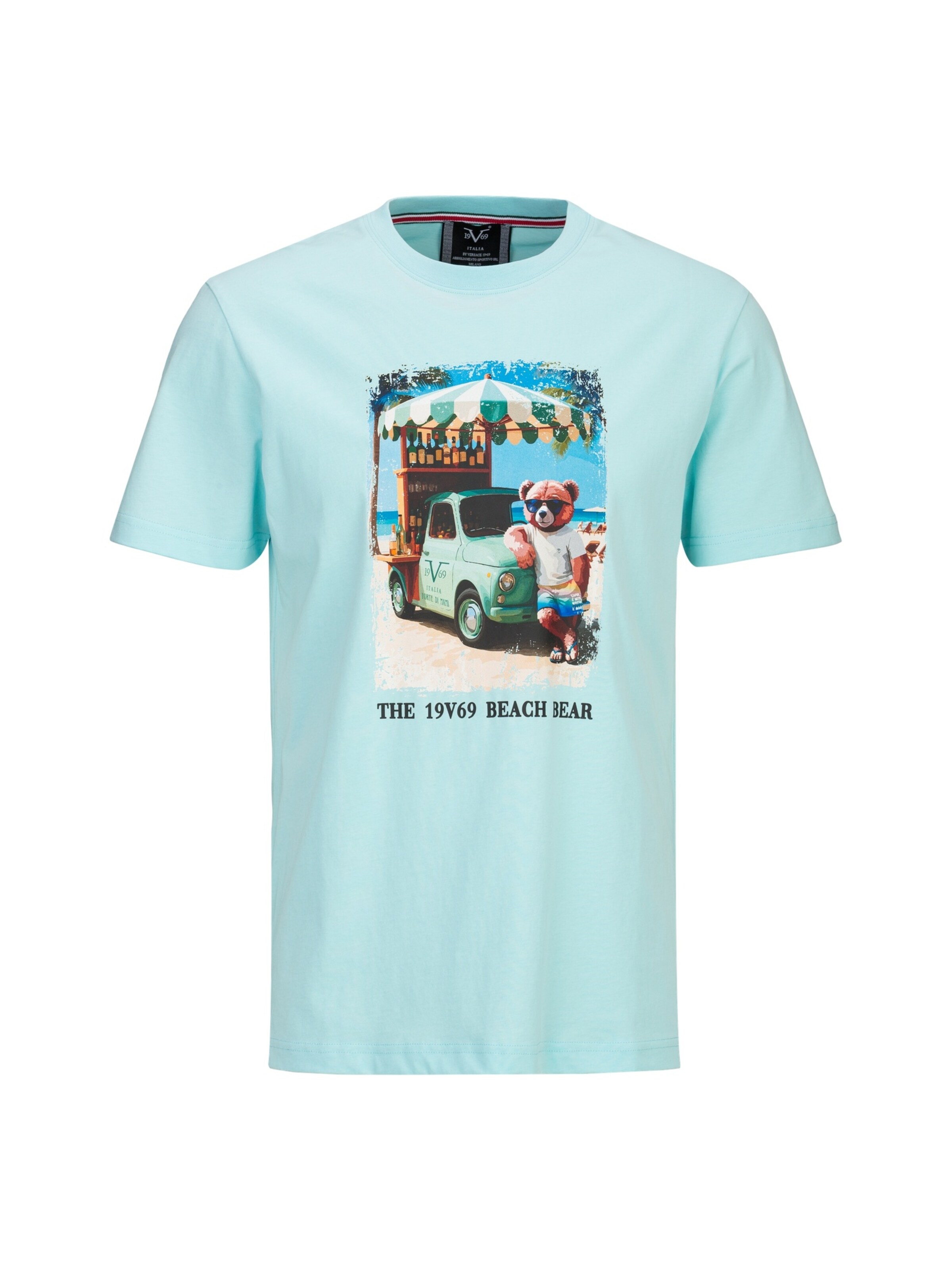 19V69 ITALIA Shirt 'Rafael Beach' in Green: front