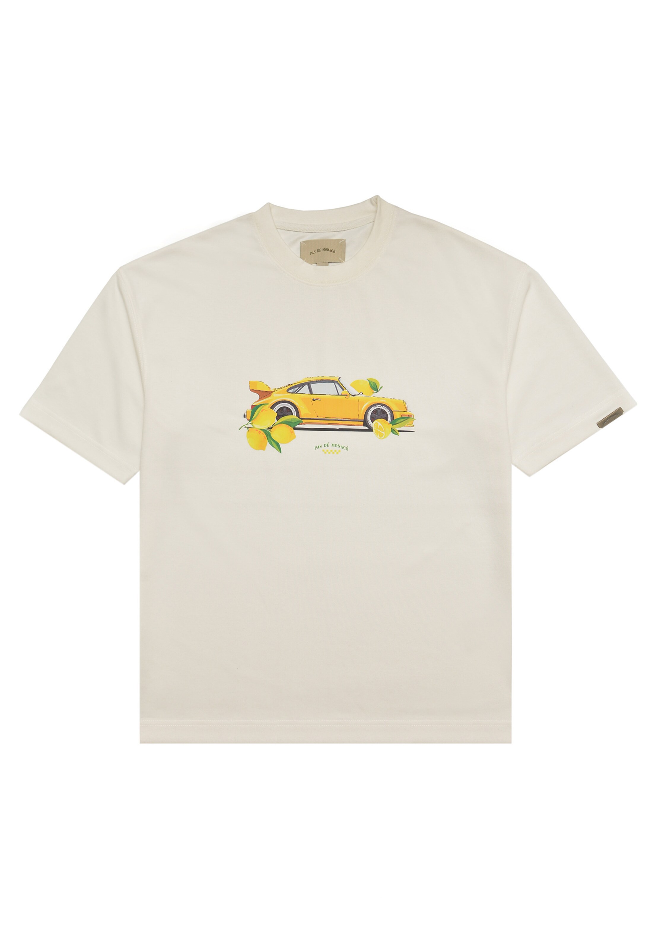 Pas De Monaco T-Shirt 'Lemond' in Weiß: Vorderseite