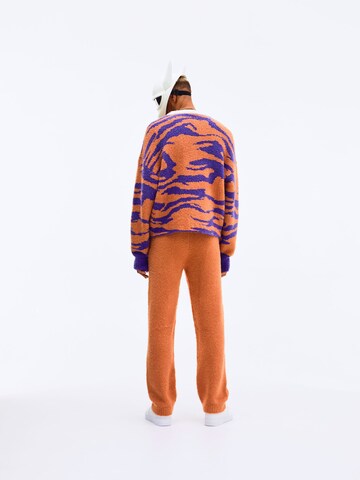 Smiles Loose fit Pants 'Nino' in Orange