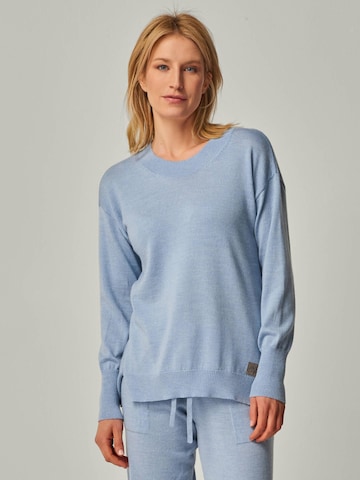YOU LOOK PERFECT Trui 'BELLA' in Blauw: voorkant