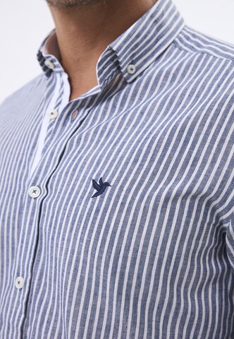Felix Hardy Regular Fit Hemd in Blau