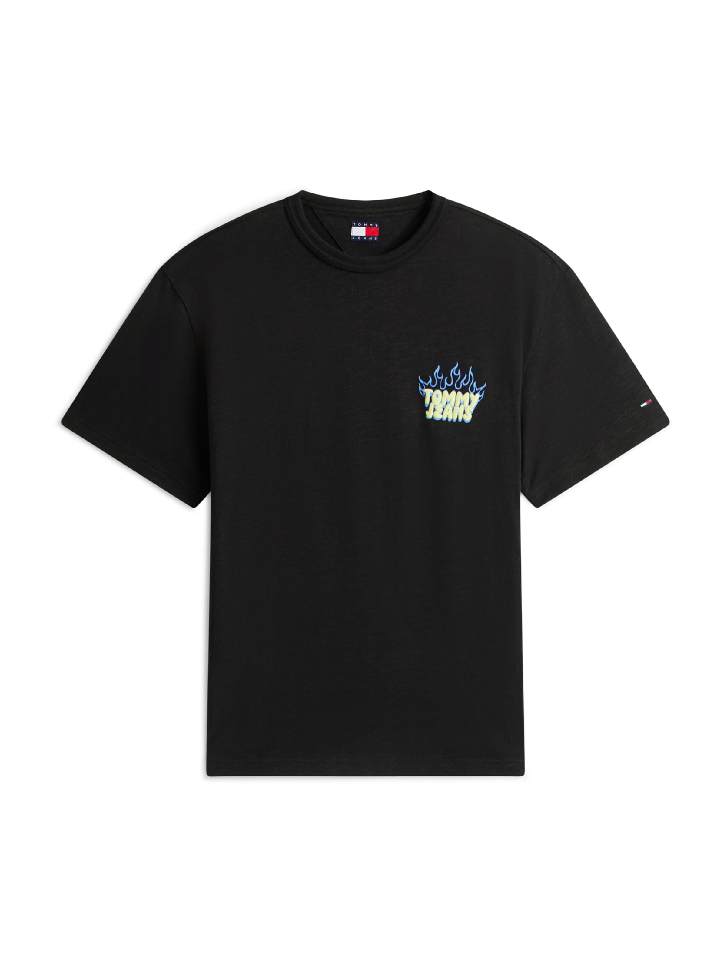 T-Shirt Tommy Jeans en noir : devant
