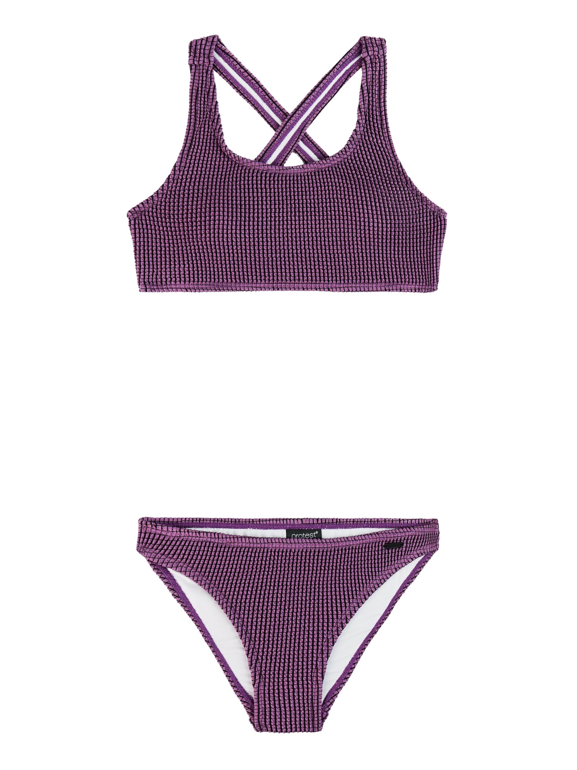 PROTEST Bikini 'PRTLovely JR' in Lila: voorkant