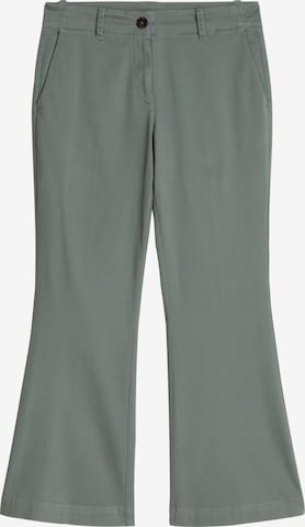 Marc O'Polo Flared Chino 'Marthe' in Blauw: voorkant