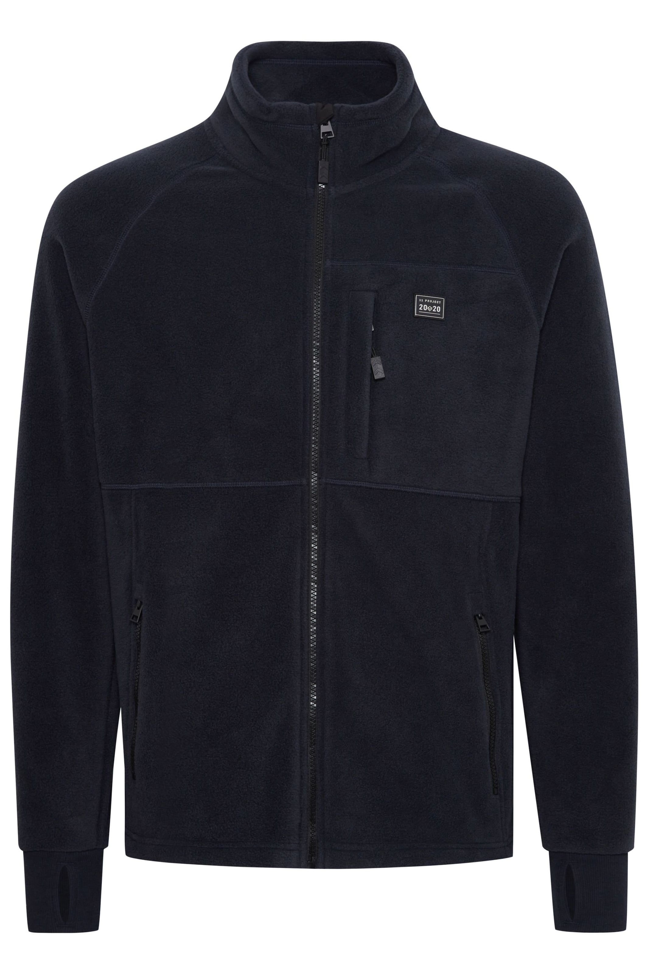 11 Project Fleecejacke 'Prmichello' in Blau: Vorderseite
