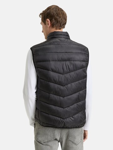TOM TAILOR Vest in Black