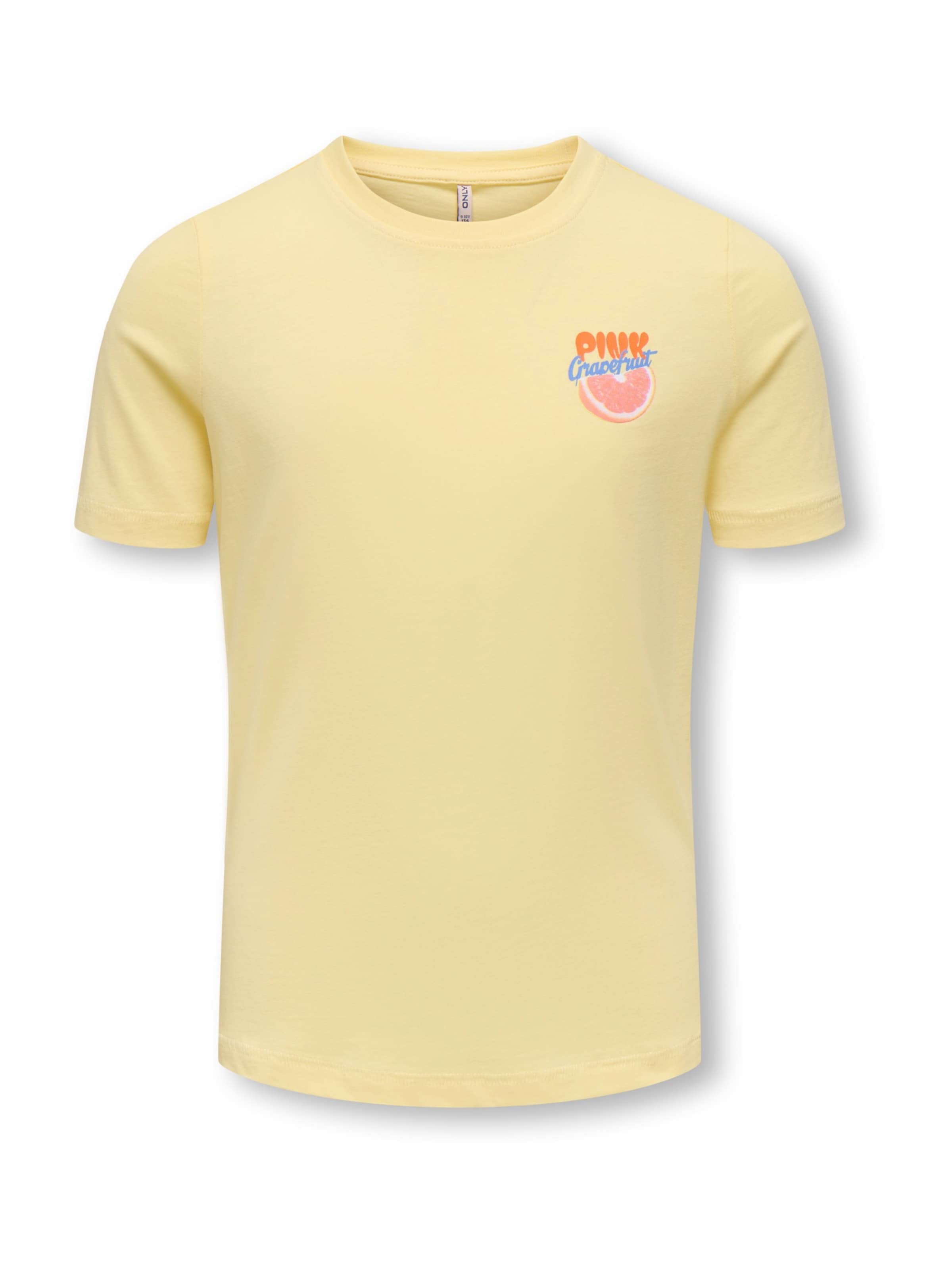 ONLY GIRLS Shirt 'KOGBOLETTE' in Yellow: front
