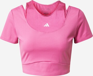 ADIDAS PERFORMANCE Performance Shirt 'Hiit Aeroready' in Pink: front