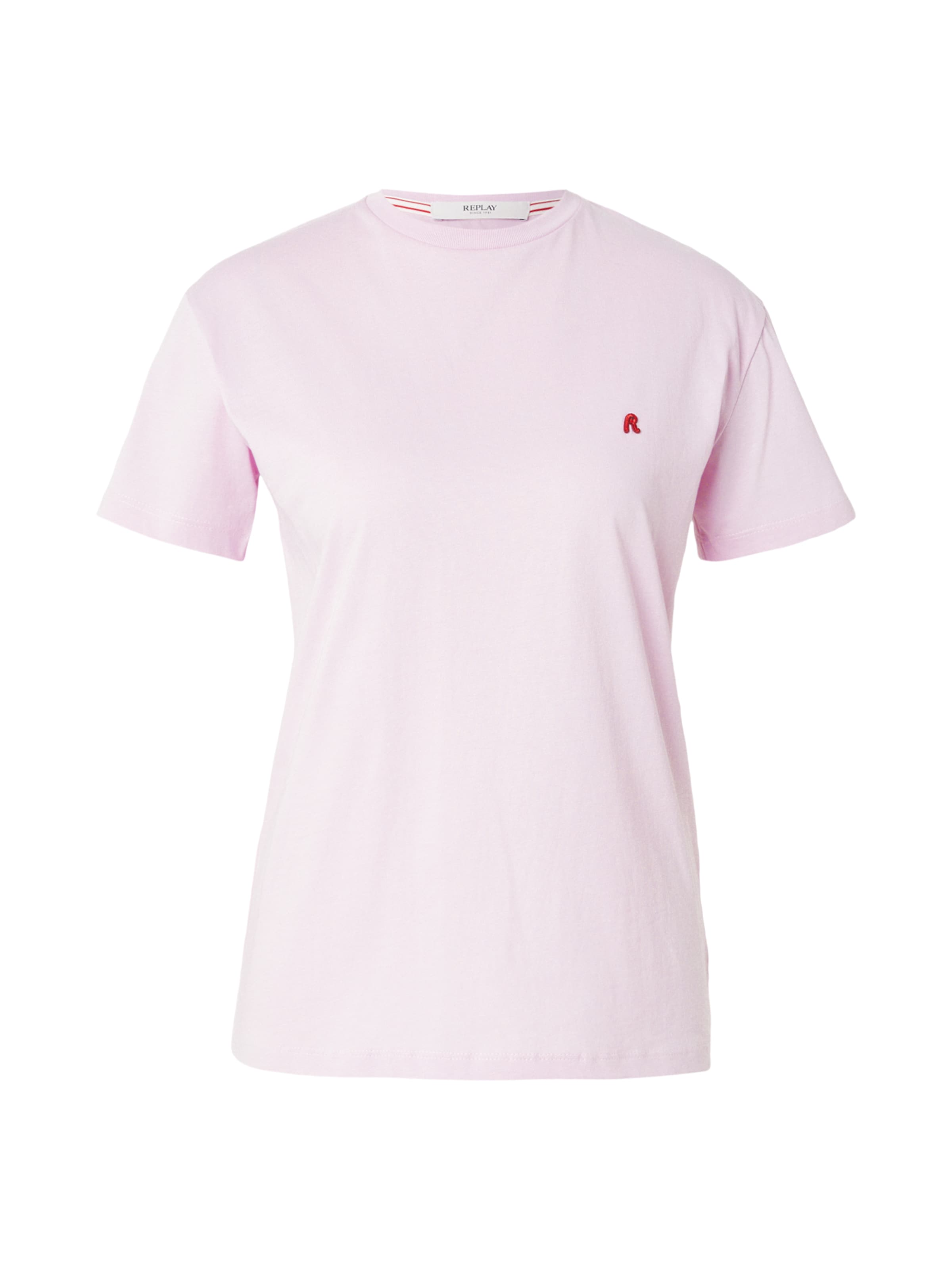 REPLAY Μπλουζάκι σε ροζ: μπροστά