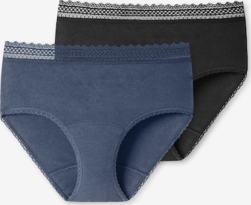 SCHIESSER Slip ' Secret Care' in Blauw: voorkant