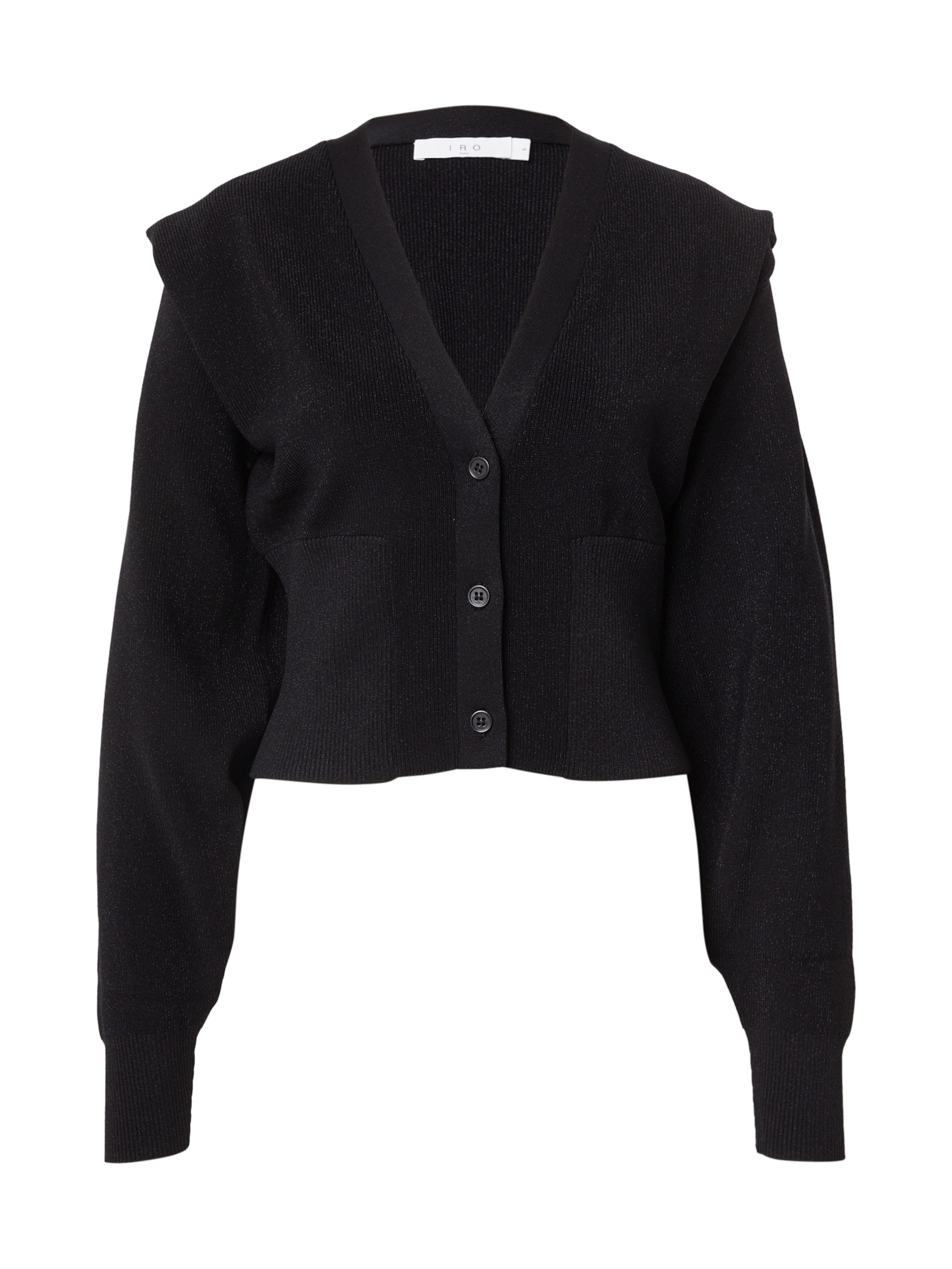 IRO Gebreid vest &#x27;Skye&#x27; in Zilver: voorkant