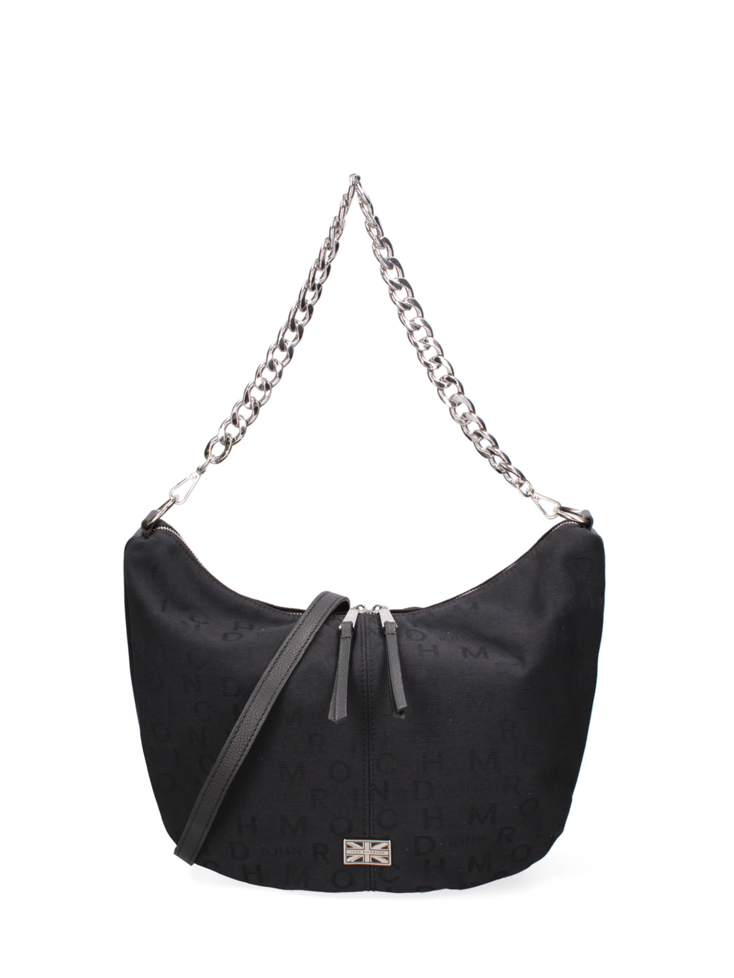 John Richmond Schoudertas in Zwart: voorkant