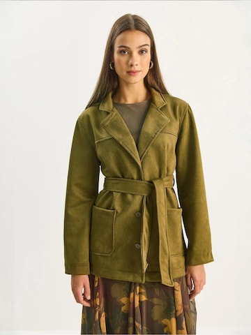 Bianco Lucci Tussenjas in Groen: voorkant