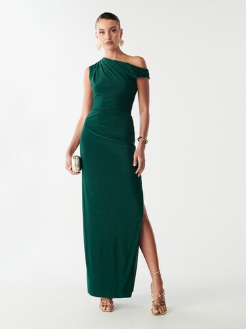 BWLDR Šaty 'Freya' - Zelená: predná strana