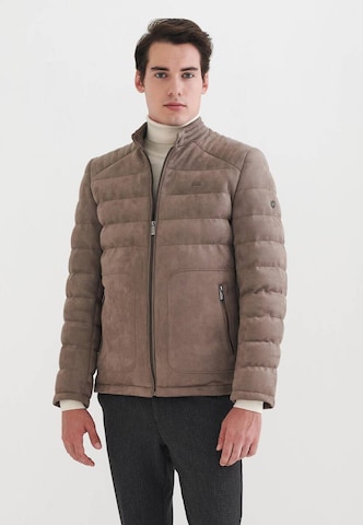 PIERRE CARDIN Between-season jacket in Brown: front