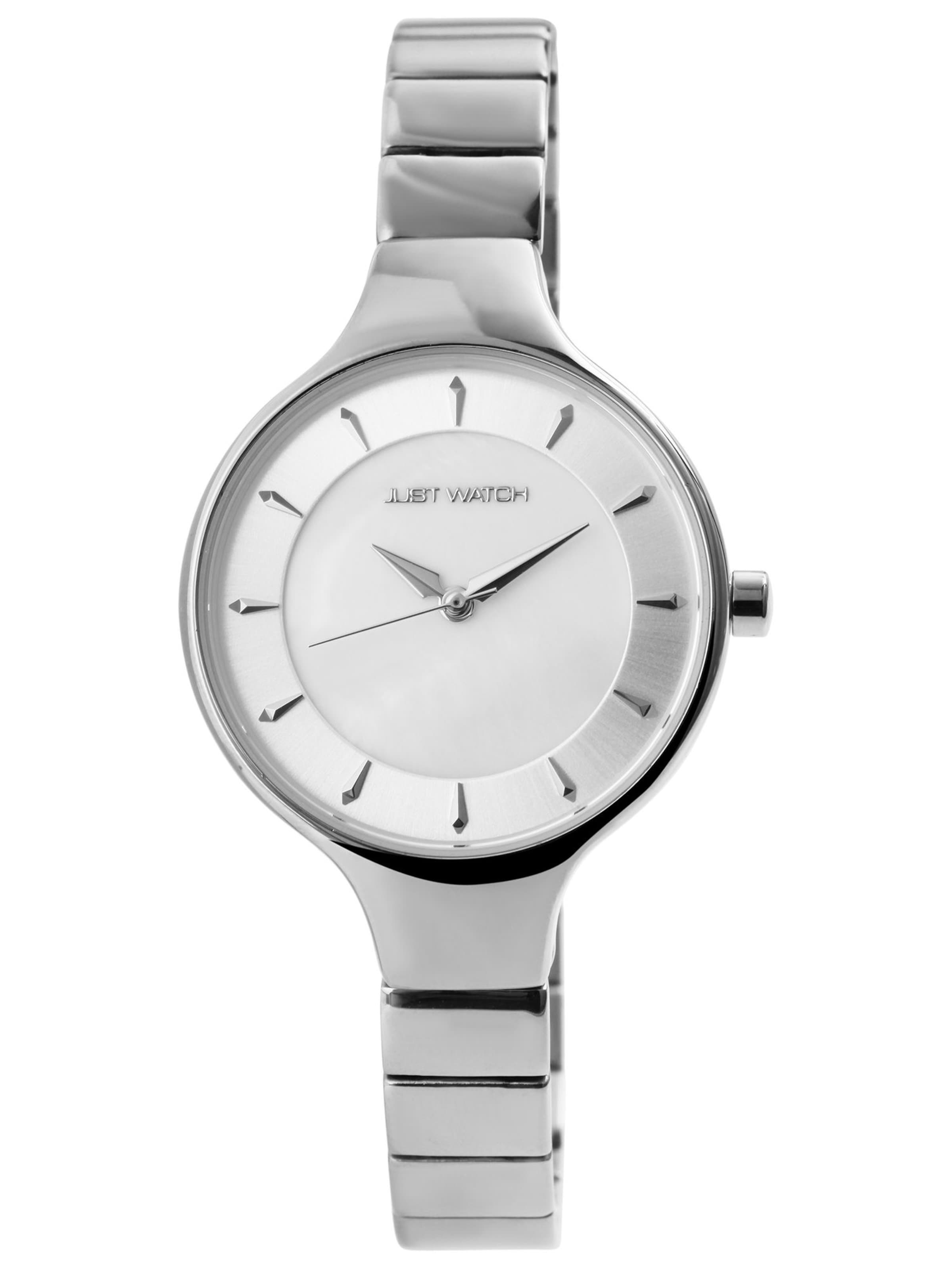 Just Watch Analog Watch 'Liliana' in Silver: front