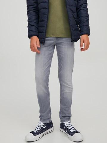 Jack & Jones Junior - Regular Calças de ganga 'Glenn' em cinzento: frente