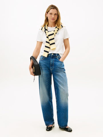 Tricou de la TOMMY HILFIGER pe alb