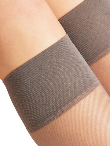 FALKE Knee High Socks 'Pure Matt' in Grey