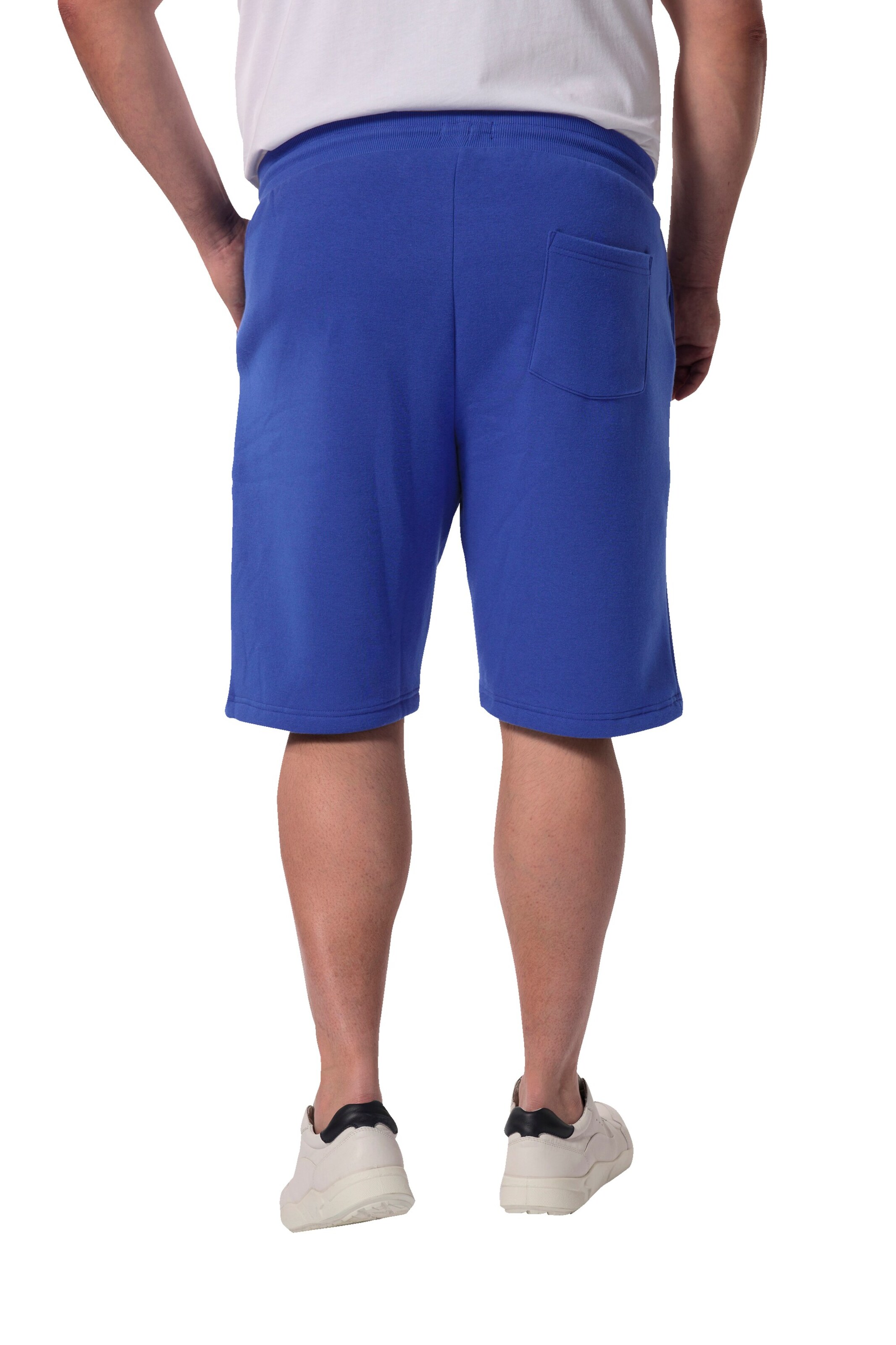 Men Plus Regular Sportbroek in Blauw