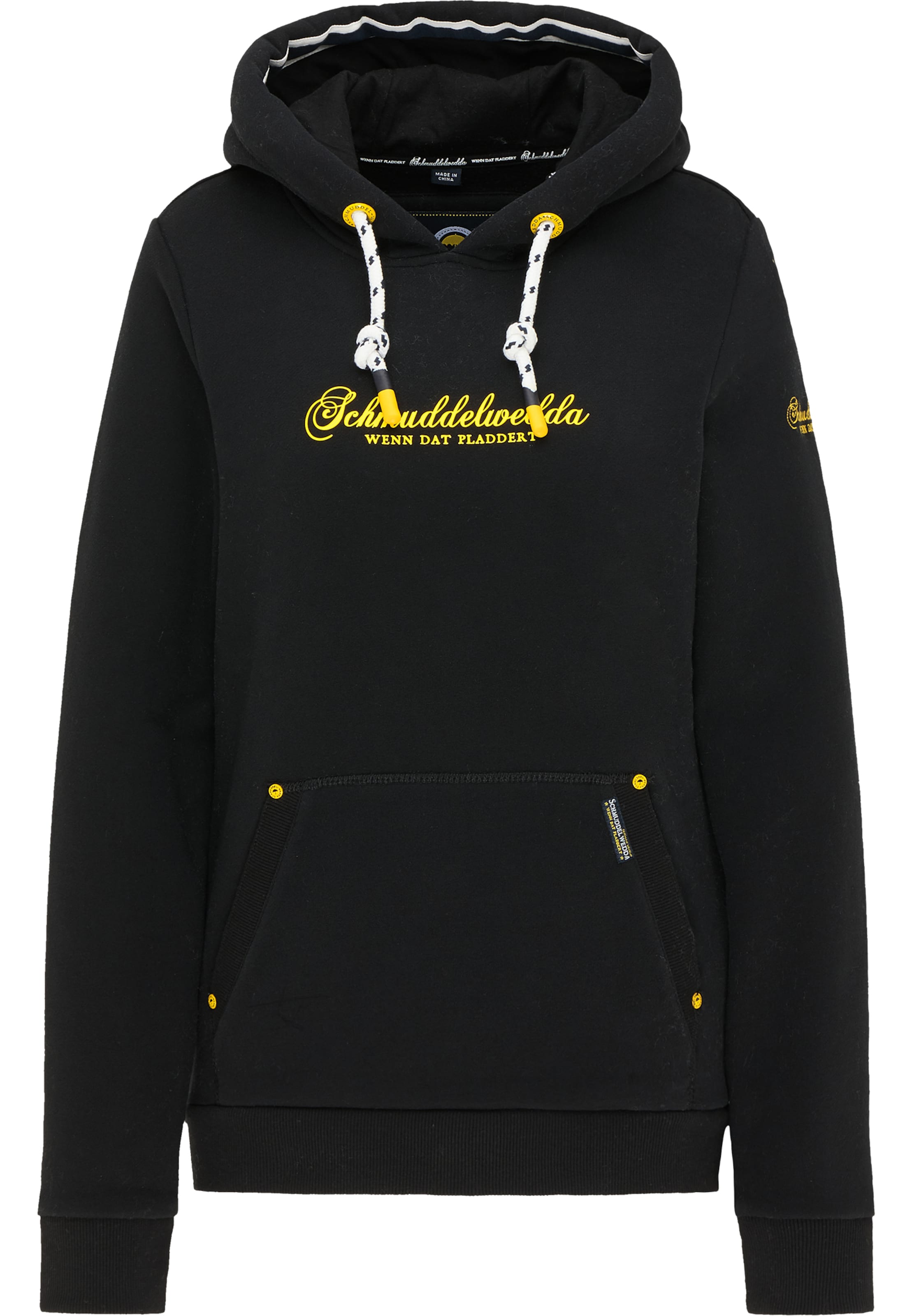 Schmuddelwedda Sweatshirt i sort: forside