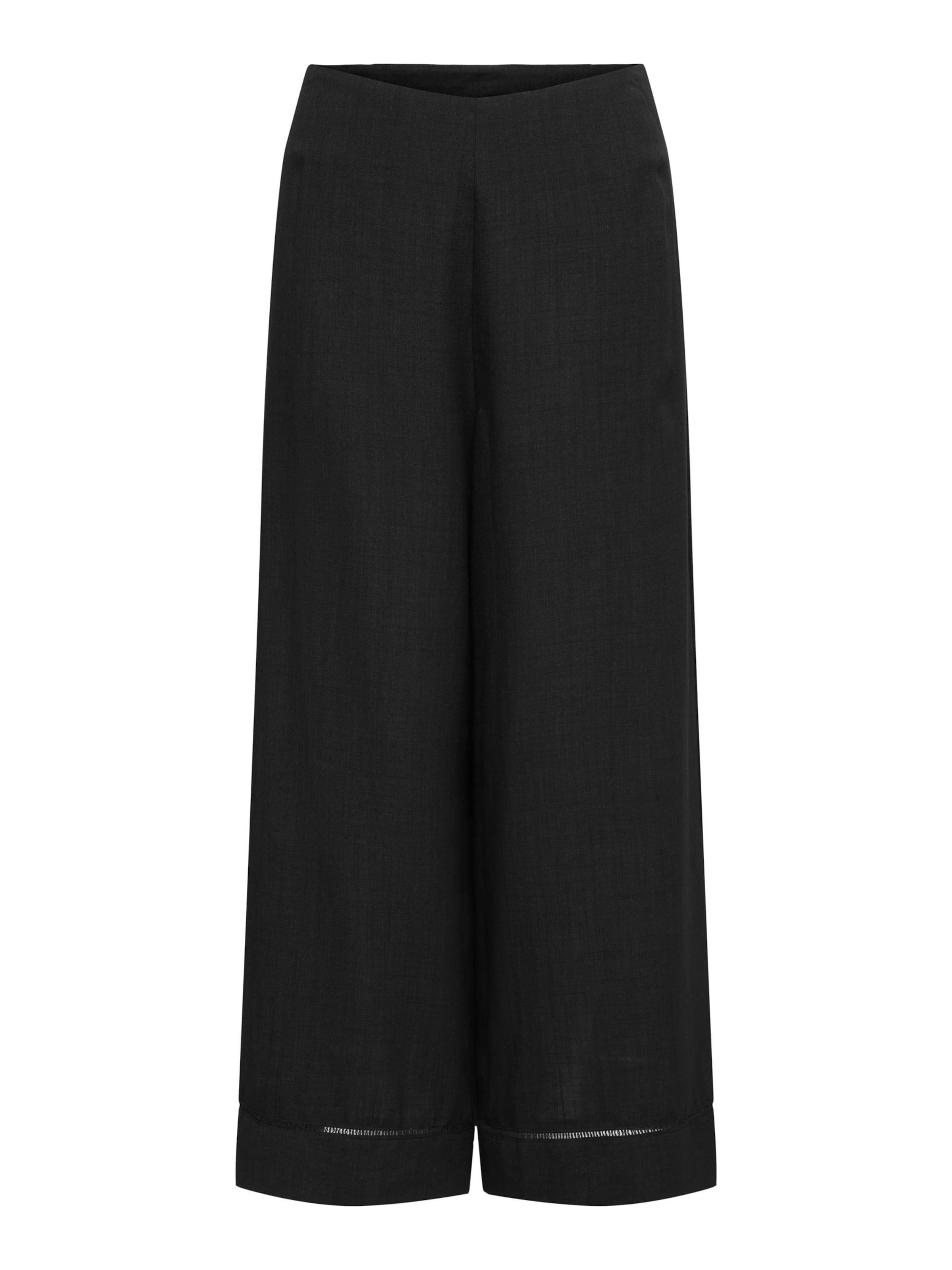 ONLY Wide Leg Bukser 'ONLOctavia' i sort: forside