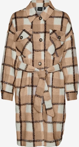 VERO MODA Between-Seasons Coat in Brown: front