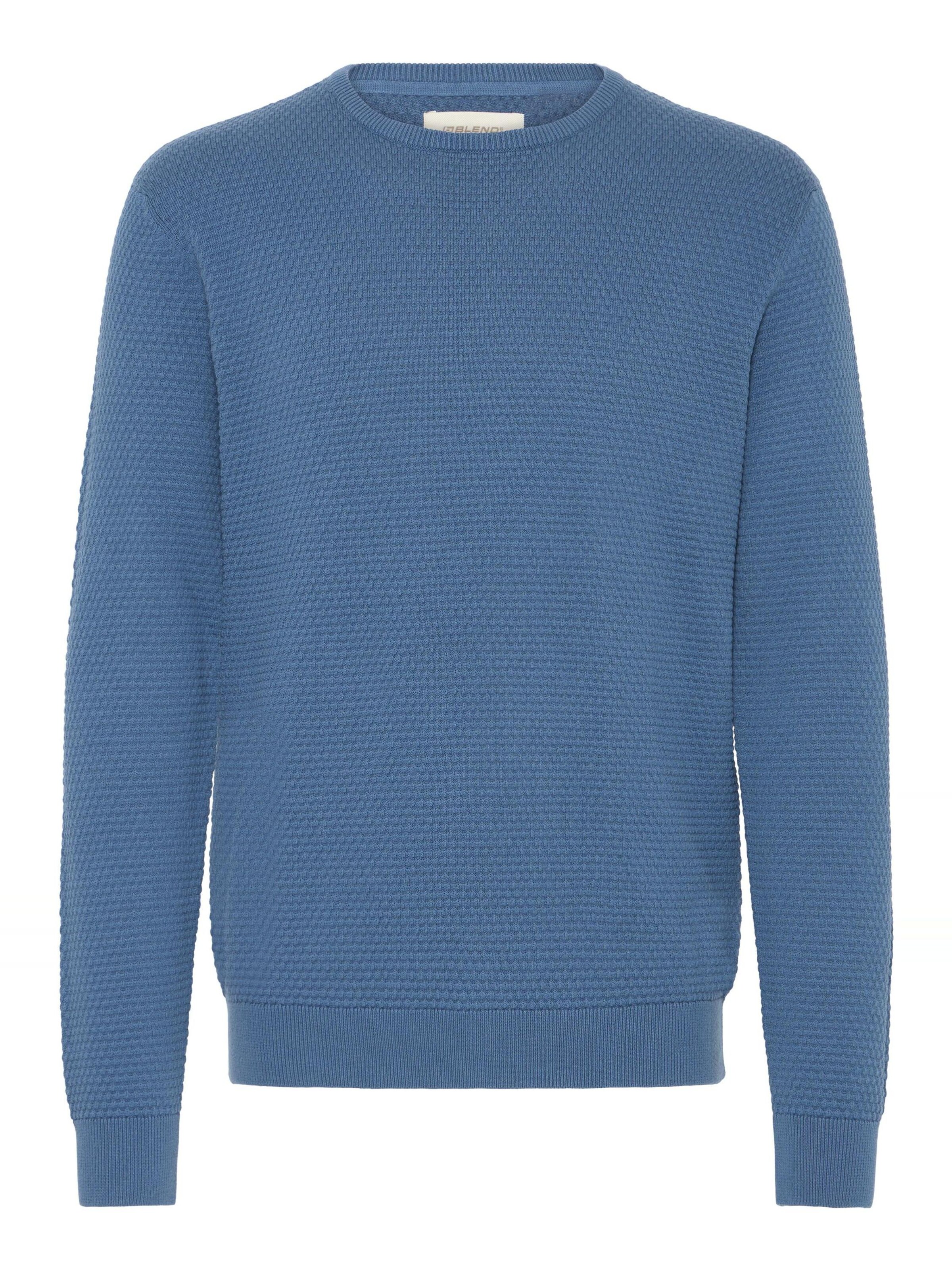 Pullover ' BHREDHILL CREW NECK KNIT NOOS ' di BLEND in blu: frontale