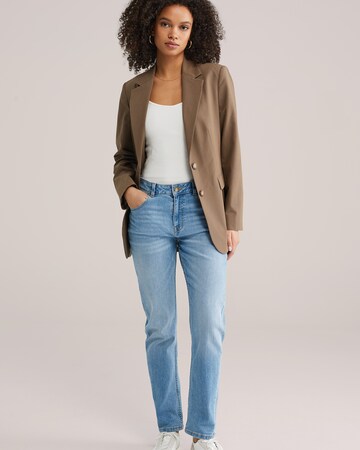 WE Fashion Slimfit Τζιν σε μπλε