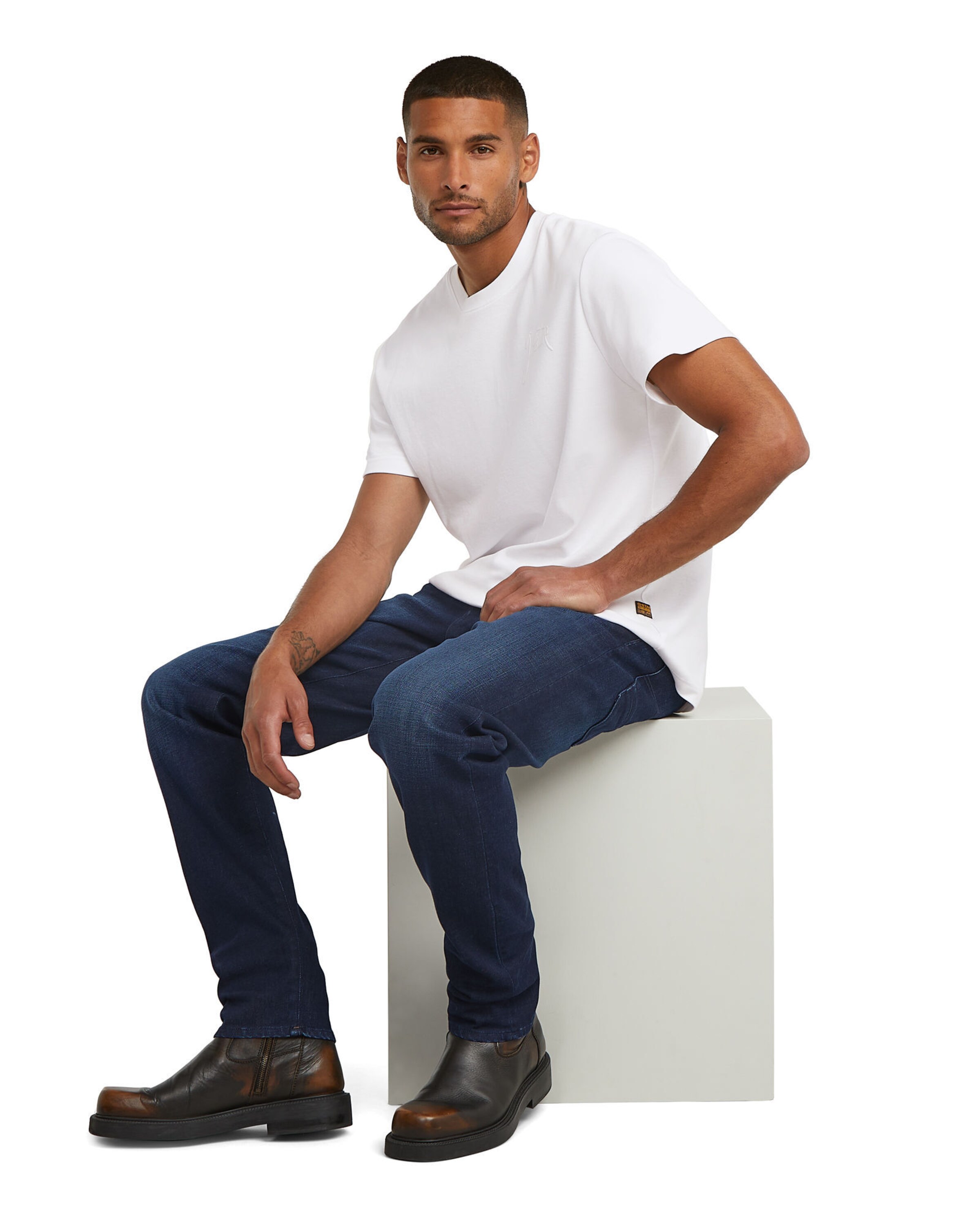 G-STAR Tapered Jeans 'Morry' in Blau