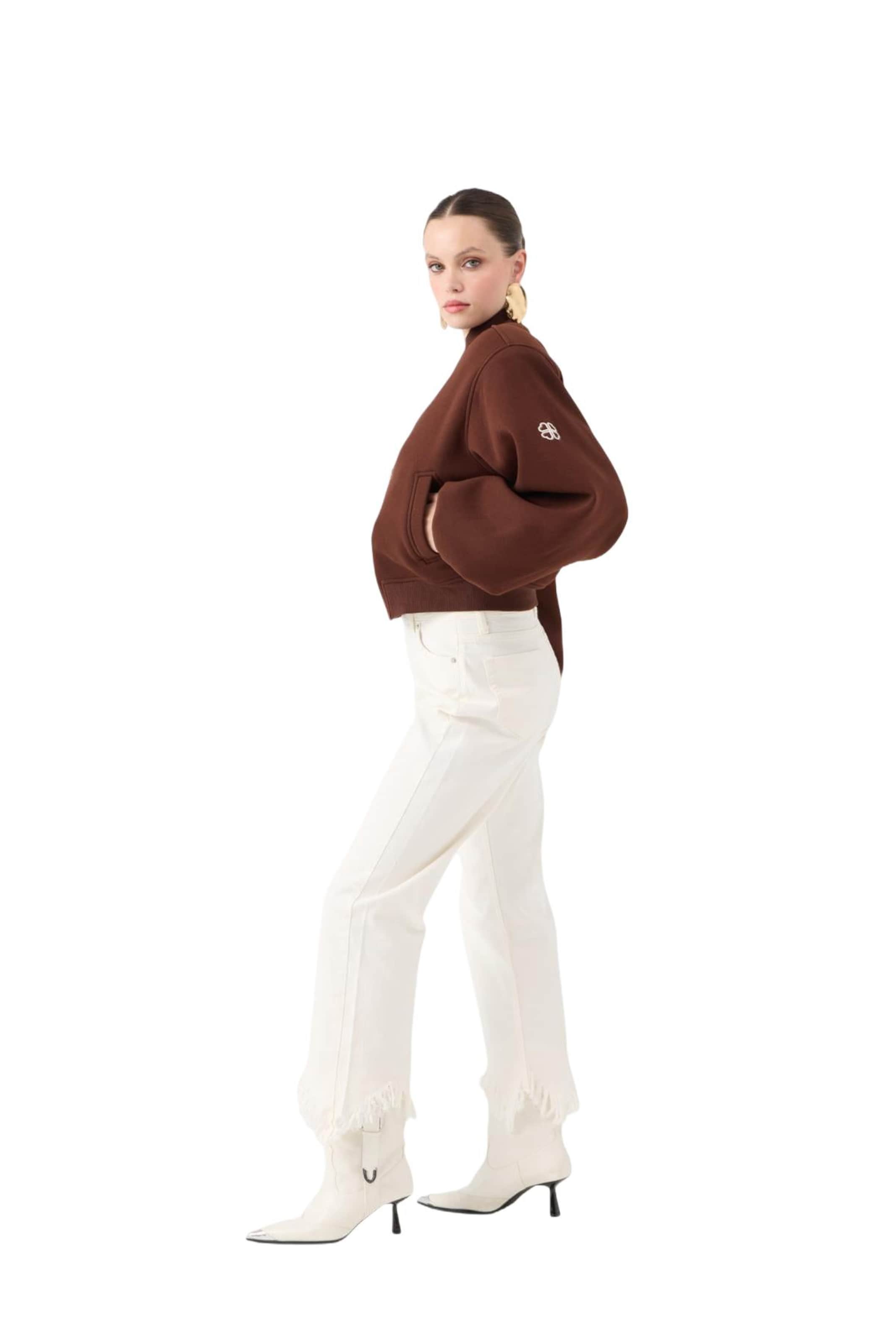 Regular Pantalon HOLLY LOLLY en blanc