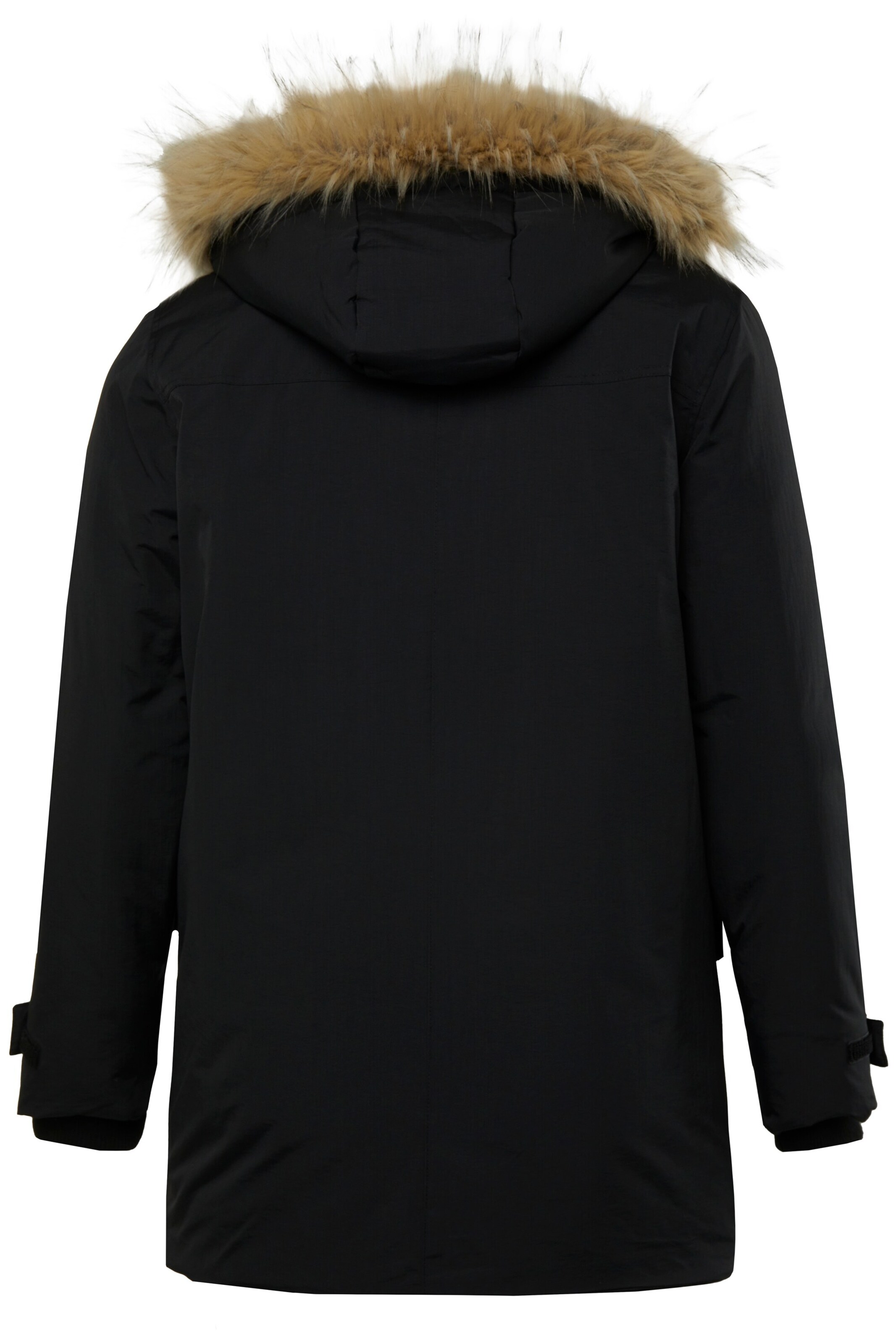Men Plus Winter parka in Black