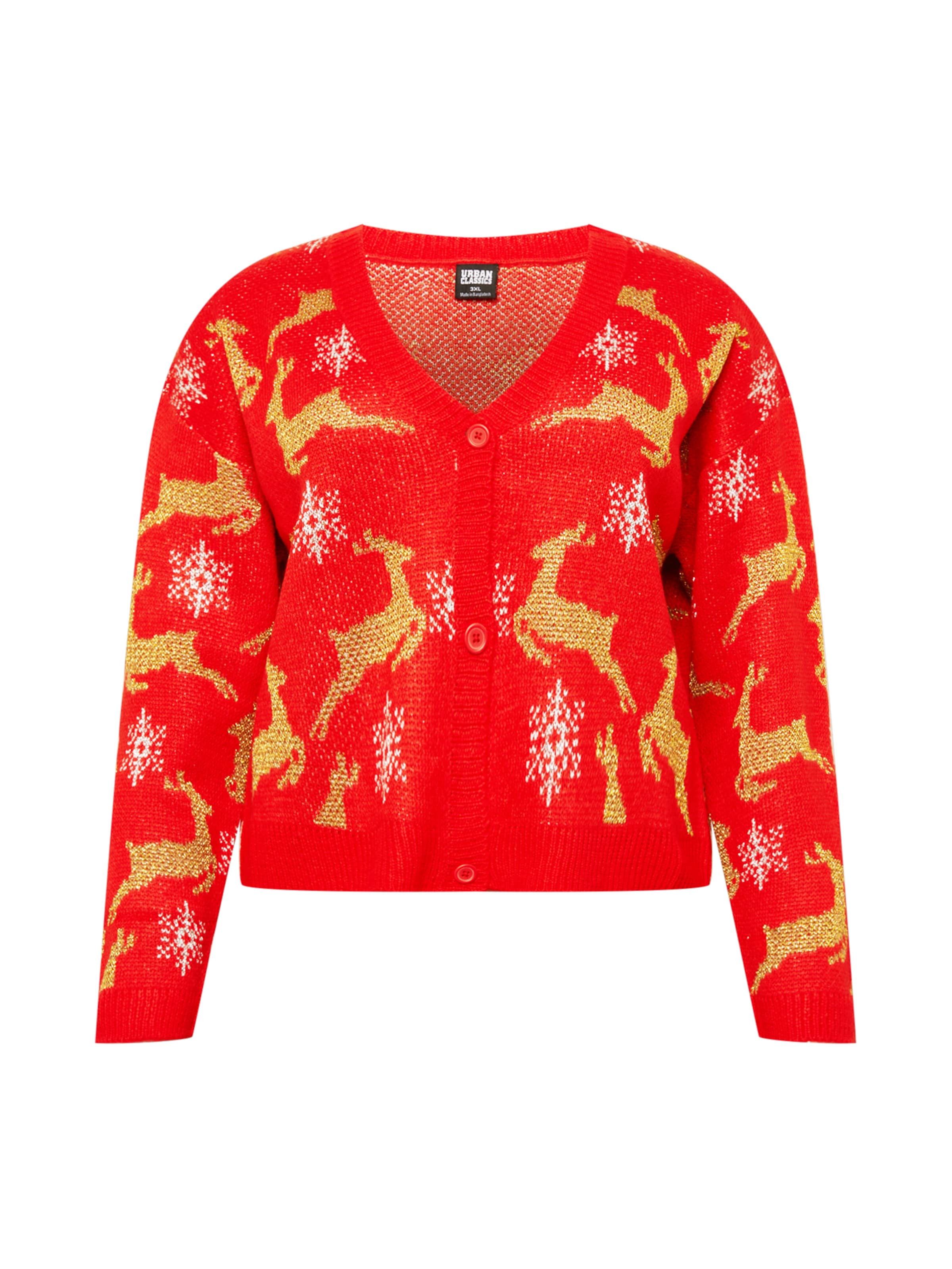 Urban Classics Cardigan i rød: forside