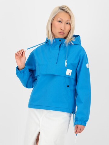 Alife and Kickin Between-Season Jacket in Blue: front