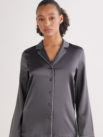 INTIMISSIMI Schlafshirt in Grau: Vorderseite