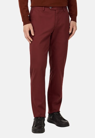 Boggi Milano Slimfit Broek in Rood: voorkant