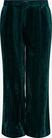 ONLY Carmakoma Zvonové kalhoty Kalhoty 'Manya' – zelená: přední strana