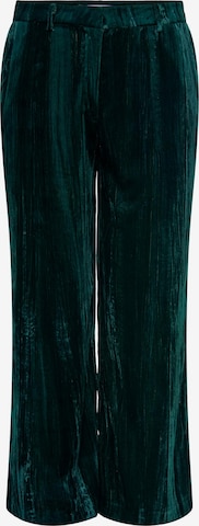 ONLY Carmakoma Wide leg Broek 'Manya' in Groen: voorkant