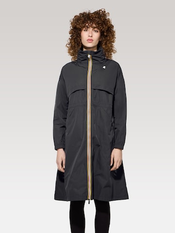 Veste fonctionnelle 'AUBE' K-Way en noir : devant
