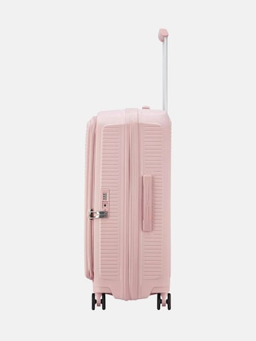 Roncato Wózek 'RONCATO TROLLEY MEDIO 4R 67CM EXP. ARCADE DLX Valigie e Trolley' w kolorze różowy