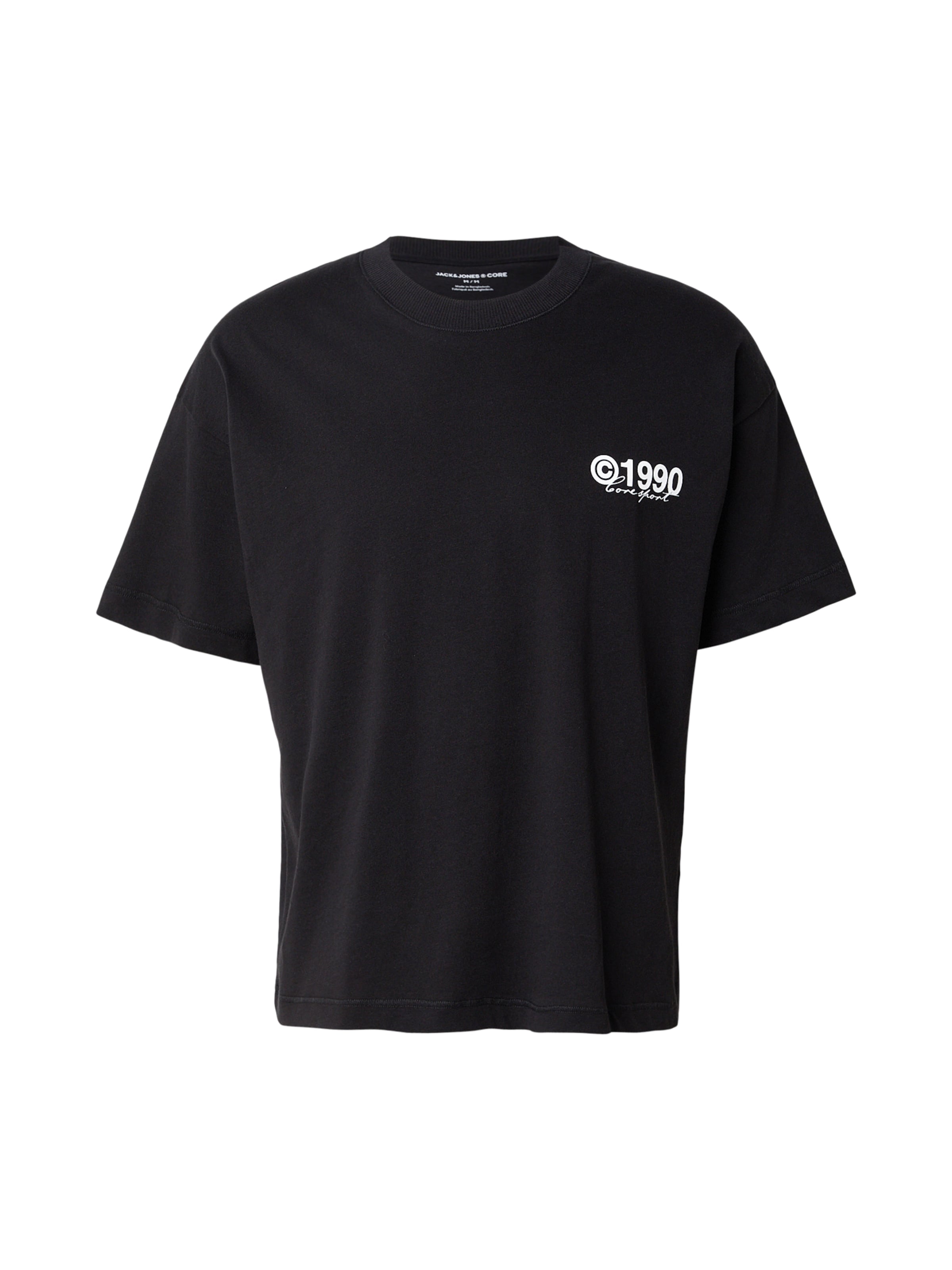 JACK & JONES Футболка 'JCOMINERAL' в Черный: спереди