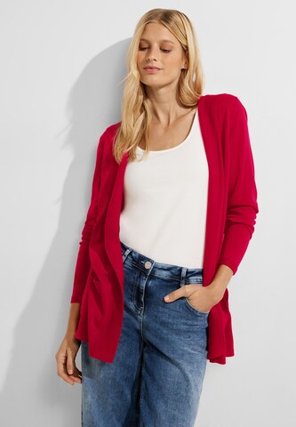 CECIL Knit Cardigan in Red: front